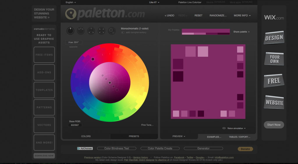 Paletton - Color Scheme Generator