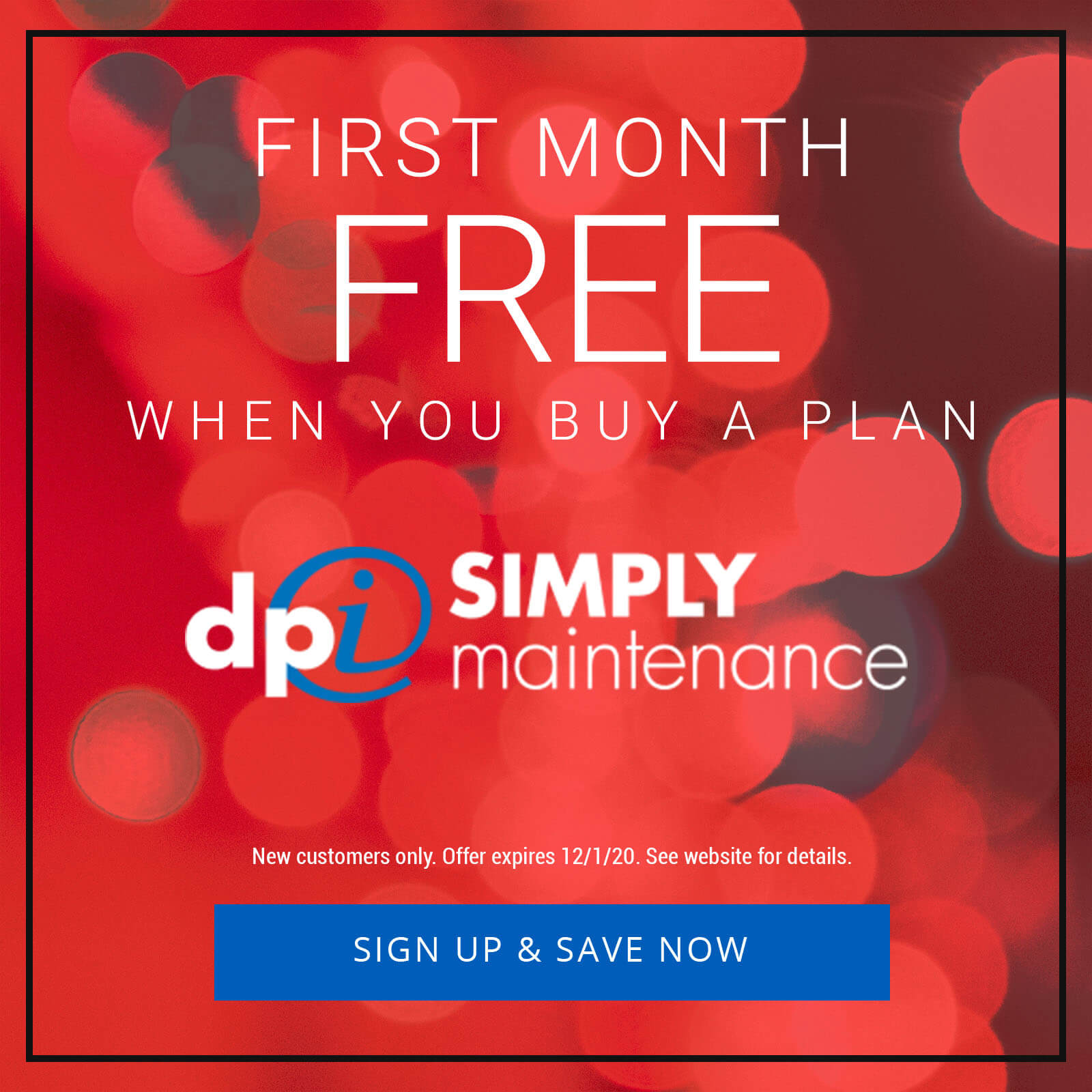 DPi Simply Maintenance Cyber Monday Deal